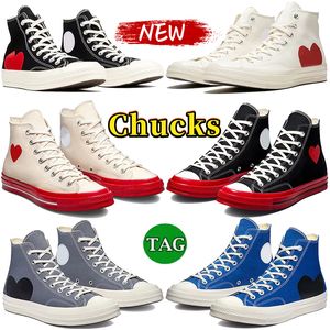 Chucks Skate Chaussures Hommes Femmes Salut Blanc Bleu Semelle Intermédiaire Comme Baskets Mode Luxe Yeux Sneaker Designer Hommes Dames Plate-Forme Toile À Lacets Couple Formateurs