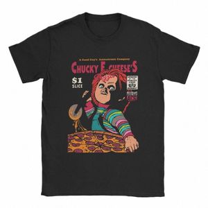 Chucky's Pizza Chucky T-Shirt pour hommes nouveauté 100% Cott T-Shirt col rond manches courtes T-Shirt idée cadeau hauts Y5ID #