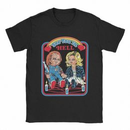 Chucky Zie Je In De Hel T-shirts Voor Mannen Pure Cott Nieuwigheid T-shirts Ronde Kraag Tee Shirt Korte Mouw kleding Party W0os #