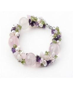Dikke big zoetwater natuursteen voor vrouwelijke armband handgemaakte verklaring Boheemse pareljuwelen aanbieding drop2025477