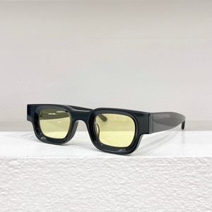 Lunettes de soleil carrées épaisses noir jaune pour femmes hommes nuances Y2K lunettes de soleil d'été Lunettes de Soleil Lunettes Occhiali da sole UV400 Lunettes