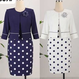 Église formelle jupe costume grande taille deux pièces femmes Shorts robes blanches pour femme élégant bureau uniforme Style robe