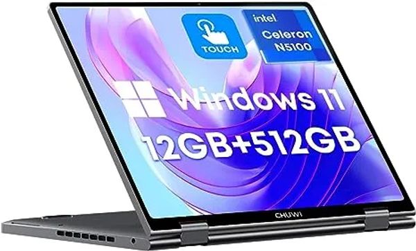 CHUWI MiniBook X ordinateur portable tablette 2 en 1 Intel N100 /N5100 10.51 FHD IPS écran 12 go LPDDR5 512G SSD Windows 11 ordinateur portable 1200 1920