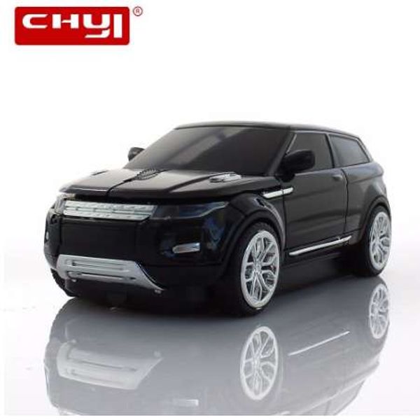 Ratón inalámbrico CHYI deportivo óptico negro 2,4 Ghz SUV coche ratones juego Mause 1600DPI para PC ordenador portátil