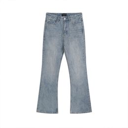 Jeans lavados versátiles de ciaga diseñador casual versátil