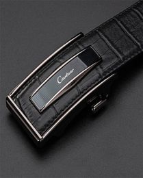 Ciartuar cinturón de cuero hebilla automática s para hombres cintura genuina para hombre diseñador de lujo correa de moda de alta calidad 2204025979971