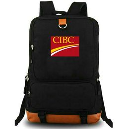 Mochila de CIBC Banco imperial canadiense de comercio Daypack Bag Packsack Rucksack Sacksack HIGHTAFACA DÍA DEL DÍA DE LAPTOP