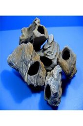 CICHLID STONES CERAMIQUE ROCK ROCK Cave Decoration For Fish Tank Ornement Decor 5 Tailles Y2009174218033