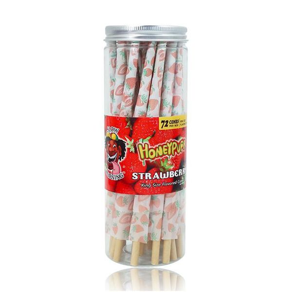 Accessoires de cigares 72 pièces / can 110 mm saveur de fruit Papiers à rouleaux de cigarette vide manuel de rouleau de tube cigarettes tabagisme
