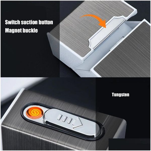 Cigarette Cigarette Light SAFE Box Secret Stash Security Key Den Lock Lock Money Compartement Cash e Case Storage Locker For Home Drop livrer DHNV3