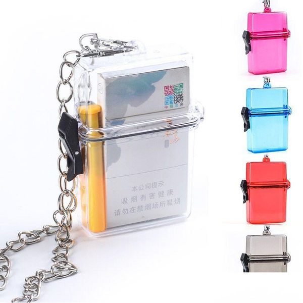 Étuis à cigarettes Étui transparent Ins Style Pendentif Mode Scellé Résistant à l'humidité et à la pression Personnalité Drop Livraison Accueil G Dhhmf