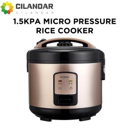 Cilandar 2/3/4/5L elektrische rijstkoker Micro Drukrijst Kookmachine met afneembare uitlaatklep met anti-aanbak coating