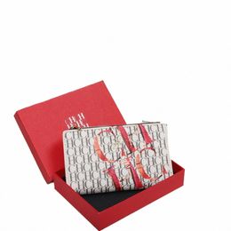 Cilmi Harvill CHHC Summer New Women's Card Bag Universal Card Change Almacenamiento Doble cremallera Patrón exquisito de alta calidad Z352#