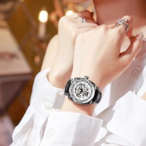 Ciloa kijkt naar luxe horloges voor vrouwen en man Big Size Dial Luminous Diamond Retro Ladies WrisWatches Woman Belts Hollow Mechanical Watches Fashions Fashions PolsWatch22