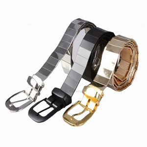 CINTERONES METAL MENS BELTS GOLD LUXE CINTOS FEMININOS HOMBRE CINTO STRAPE TOUT-MATCH FULL Silver Black Black pour Mehxxp 2316