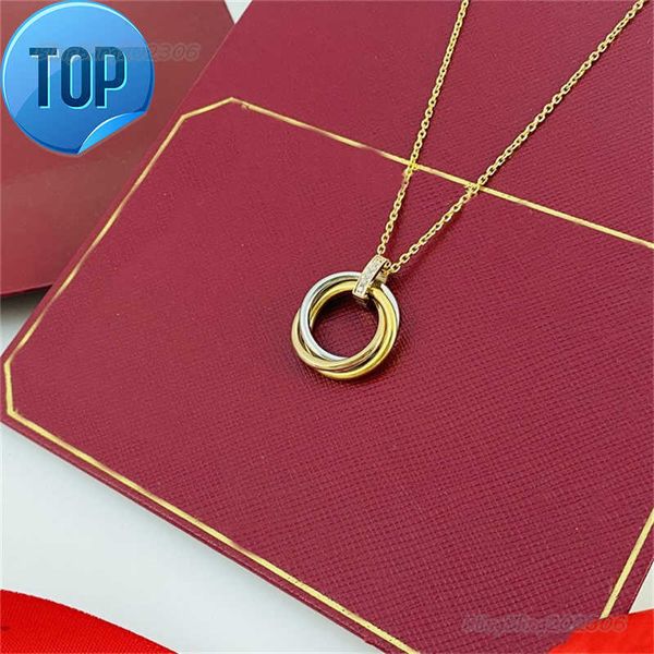 Cercle pendentif collier tennis chaîne carti collier boucle charmes amour série 18k plaqué or chaîne en argent initiale colliers femmes délicates