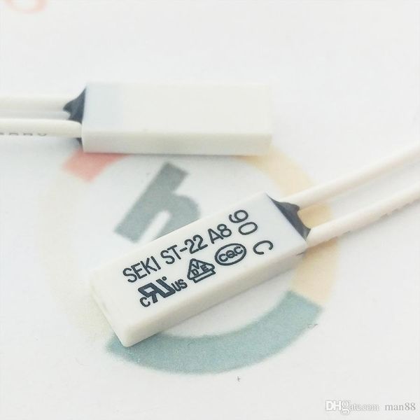 Interruptores de circuitos Corea SEKI STIFT ST-22 250V7A 90 grados Normalmente cerrado interruptor de protección térmica