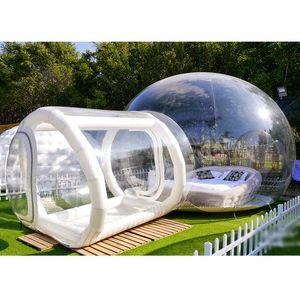 Tiendas de campaña de burbujas inflables circulares para acampar carpa de playa parque de atracciones transparente estanque flotante portátil día de los niños carpa grande con globos ba03 F23