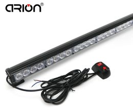 Auto-styling 60W 20 LED noodgevallen Gevaren Flash Strobe Licht Bar Waarschuwing Groen LED-werkverkeerssignaal lichtbalk