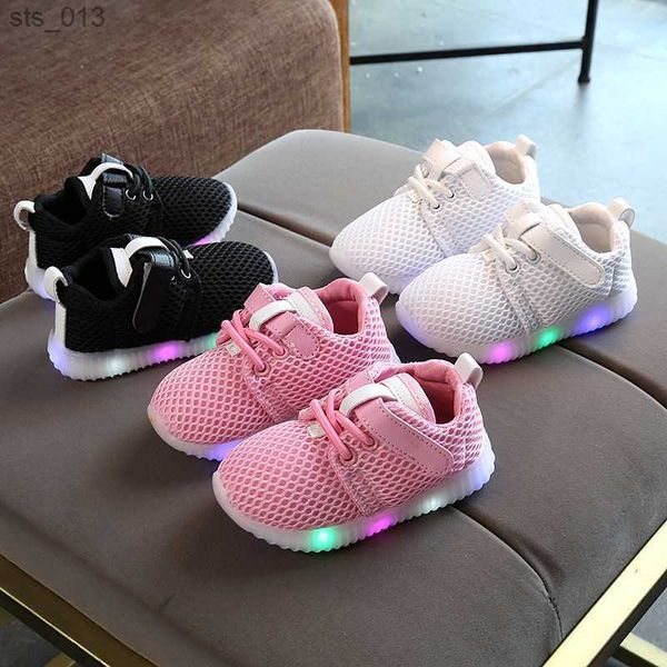 Citgeett Moda Recién Nacido Niño Bebé Niños Niñas Niños Zapatillas Luminosas Zapatos Iluminados Zapatos LED L230518