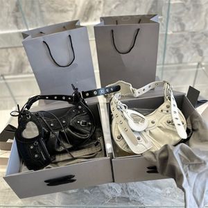 Stad le cagole crossbody pochette tas motorfiets halve maan kleine portemonnee coole meisjes koppeling ontwerper schoudertassen luxe handtassen vaste kleur zwart groen