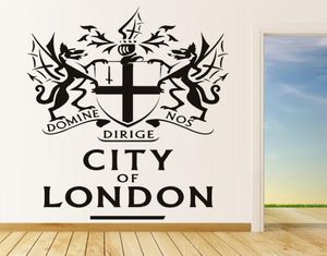 City of London Wall Sticker Badge Animals Mur Decs MODER