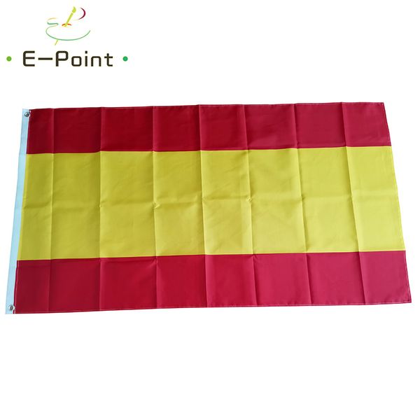 Enseigne civile de l'Espagne Drapeau 3 * 5ft (90cm * 150cm) Drapeau en polyester Bannière décoration volant maison jardin drapeau Cadeaux de fête