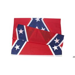 Civil War Battle Dixie Confederate Rebel Flag Groothandel Direct Factory Klaar om ons te verzenden 90x150 cm 3x5 ft ZZD8801