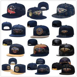 CJ McCollum Basketball Chapeaux Sport Réglable Snapback Ajusté Bonnet Tricoté Équipe Brandon Ingram Jonas Valanciunas Noir Orange Violet Hip Hop Coton Cousu Soleil