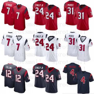 Maillot de football CJ Stroud Will Anderson Jr Tank Dell Dameon Pierce Jalen Pitre John Metchie Laremy Tunsil Devin Singletary Chase Winovich Dalton Schultz Davis Mills