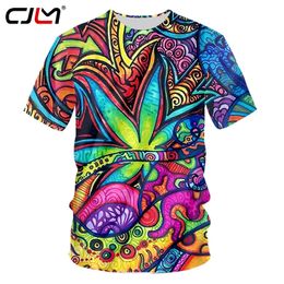 CJLM T Shirt Men Woman 3d Printed Colorful Trippy Summer Top Fashion Clothes Hip Hop Printed Elephant Psychedelic Tees 200925