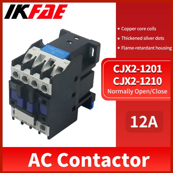 CJX2 AC Contacteur 12A Electric 3 Pote