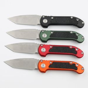 CK LUDT AUTO Tactisch Mes D2 Stone Wash Tanto Point Blade CNC Luchtvaart Aluminium Handvat Outdoor Camping Wandelen Vissen EDC Zakmessen