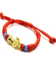 CK021 Nova corda vermelha pulseira pixiu feita à mão estilo étnico moda masculina e feminina sorte pulseira pixiu joias 7669406