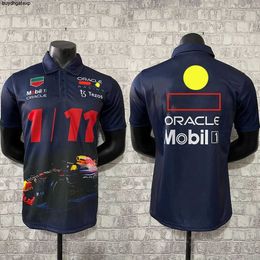Ckbf 2023 Formula One Polo de moda para hombre F1 Racing Team Oracle Red Color Bull 2023 Sergio Perez Shirt Uniform Suit Fan Tees Moto Suit