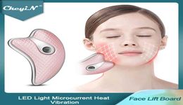 Ckeyin Guinha schrapen gezichtsmassager LED -licht Microcurrent huid Verjongingsmassage machine Face Hefslank 45 Q0609903322