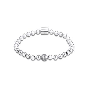 Bracelet CKK pour femmes Perles Pavé Bracelet Silver 925 Sterling Bijoux Pulseras Mujer Men Cx200704