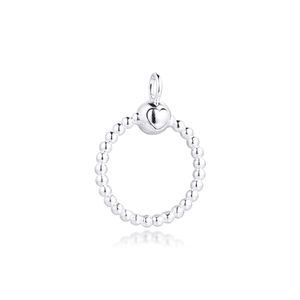 CKK Collier Petit Perlé O Colliers Ras Du Cou Pendentif Colgantes Chakra Collares Pingente 925 Sterling Argent Femmes Bijoux Q0531