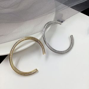 CL brazalete para mujer diseñador de la marca reproducciones oficiales estilo clásico 925 plata diamante moda contador más alto Materiales avanzados regalo de aniversario 002