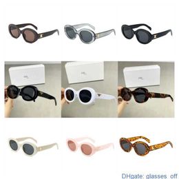 CL Marca Diseñador de lujo Gafas de sol Retro Ojo de gato para mujeres Ces Arc De Triomphe Oval Moda francesa Gafas de sol Accesorios Caja original Caja Embalaje 7F54