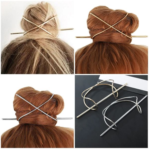 Pinces à cheveux à la mode, style Boho, accessoires pour cheveux irréguliers, couleur or, porte-chignon, épingles à cheveux pour femmes, bijoux de coiffure