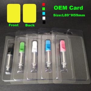 Confezione a conchiglia per batteria a penna Custodia in blister trasparente vuota Scatole per la conservazione della batteria ordine campione di scatole personalizzate