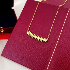 Clash ketting gouden ketting dames zilveren sieraden voor mannen 18K opkomst goud draaibare kogelketting designer sieraden voor bruiloft kerstcadeau groothandel