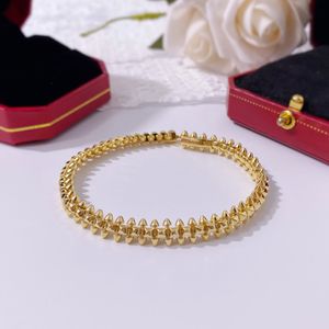 Choque Serie Pulsera para mujer diseñador para hombre Chapado en oro 18K T0P calidad reproducciones oficiales moda lujo estilo clásico joyería de lujo regalo exquisito 001