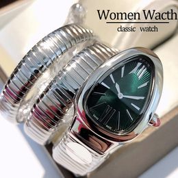 Clasic Watch Watch Watchs Watchs Femmes de haute qualité Montres Designer Watches Montre-bracelets 32 mm en acier inoxydable watchstrap diamant bezel robe décontractée Snakes
