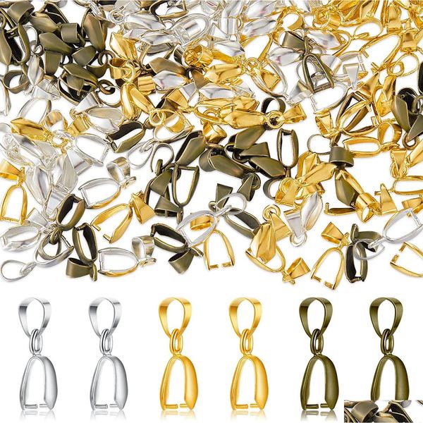 Fermoirs Crochets 100 pièces/lot métal pince pince fermoir Bail finition collier pendentif griffe crochet connecteurs accessoires résultats pour bijoux Dhq5P