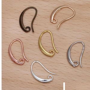 Classement Crochets 100x DIY Faire 925 Sterling Sier Bijoux Résultats Crochet Boucle d'oreille Pinche Fils d'oreille pour les perles de pierres cristallines Thvxd 9 DH6VN