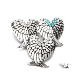 Klemt haken Noosa gember snap crysal angel vleugels brokken 18 mm metalen knoppen diy armband sieraden cadeau drop levering bevindingen compon dhukt