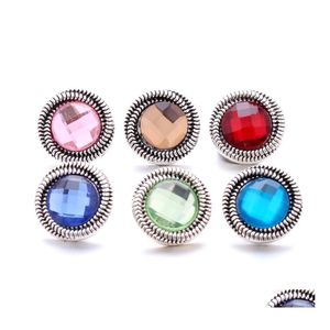 Fermoirs Crochets Rond En Métal Bouton Pression Résultats De Bijoux 18Mm Boutons Pressions Boucles D'oreilles Bricolage Collier Bracelet Bijoux Acc Drop Delivery Dhfci