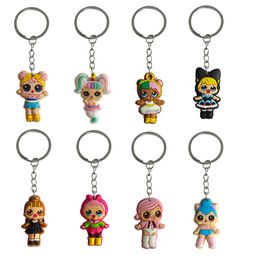 Clasps Hooks Surprise Doll Keychain Keychain SIL SILE Chain pour ADT Gift Pendant Accessoires Sacs Keychains Men Keyring SCOLOG SCOLOG